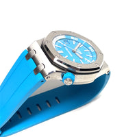 Pre-Owned Audemars Piguet Royal Oak Offshore 42MM Turqouoise Dial and Strap Watch