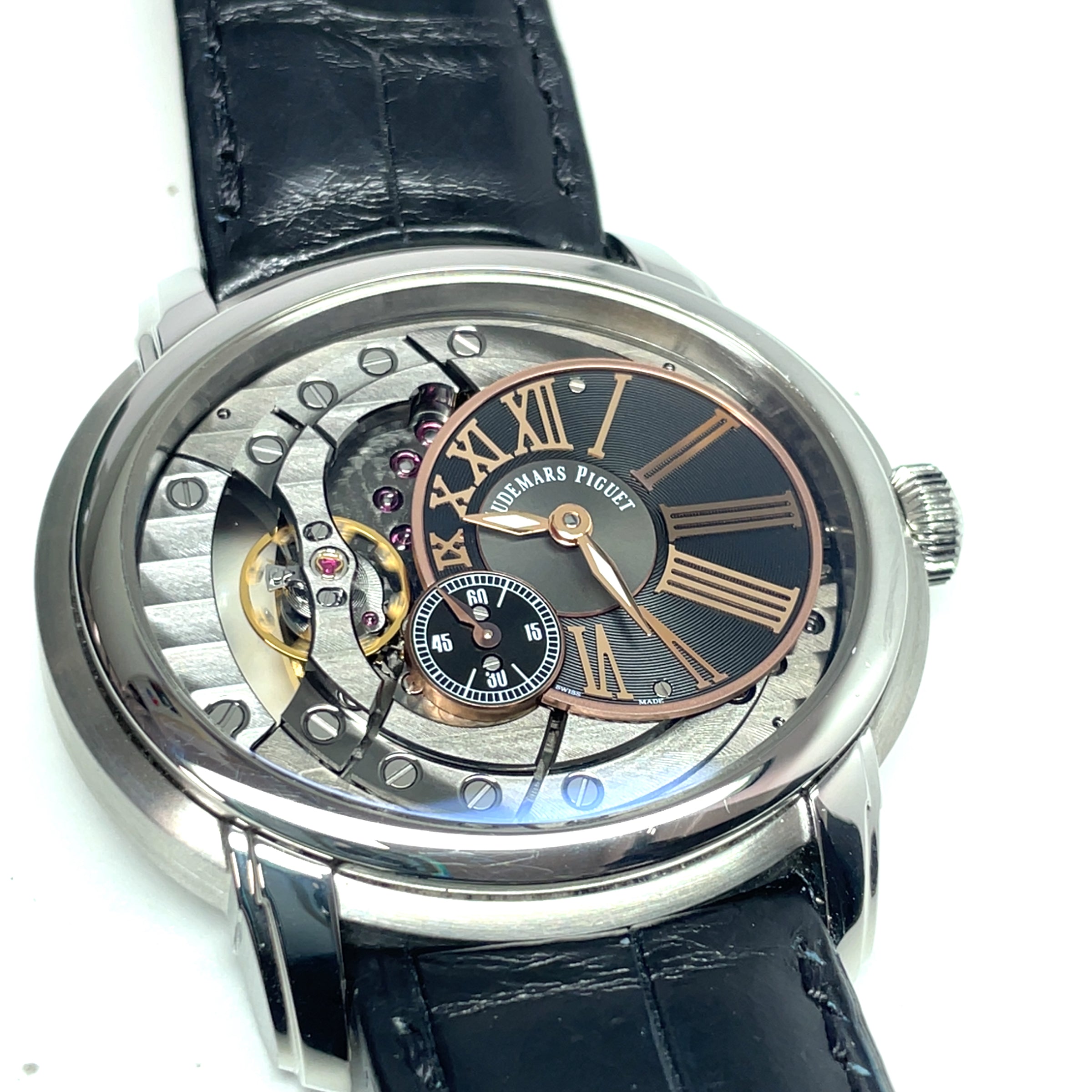 Pre-owned Audemars Piguet Millenary 4101 Stainless Steel 15350ST 47x43mm