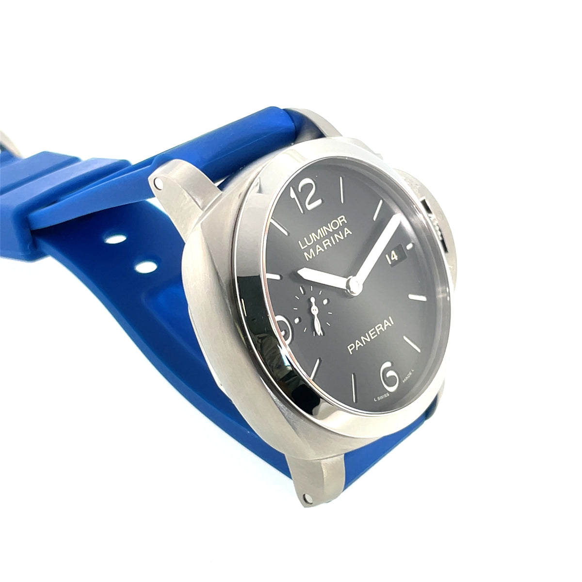 Pre-Owned Panerai PAM312 Automatic 44mm Luminor Marina Black Dial 1950 Watch