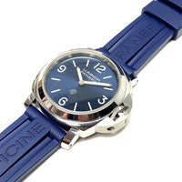 Pre-Owned Panerai Luminor Blue Base Logo 44mm Watch PAM01623