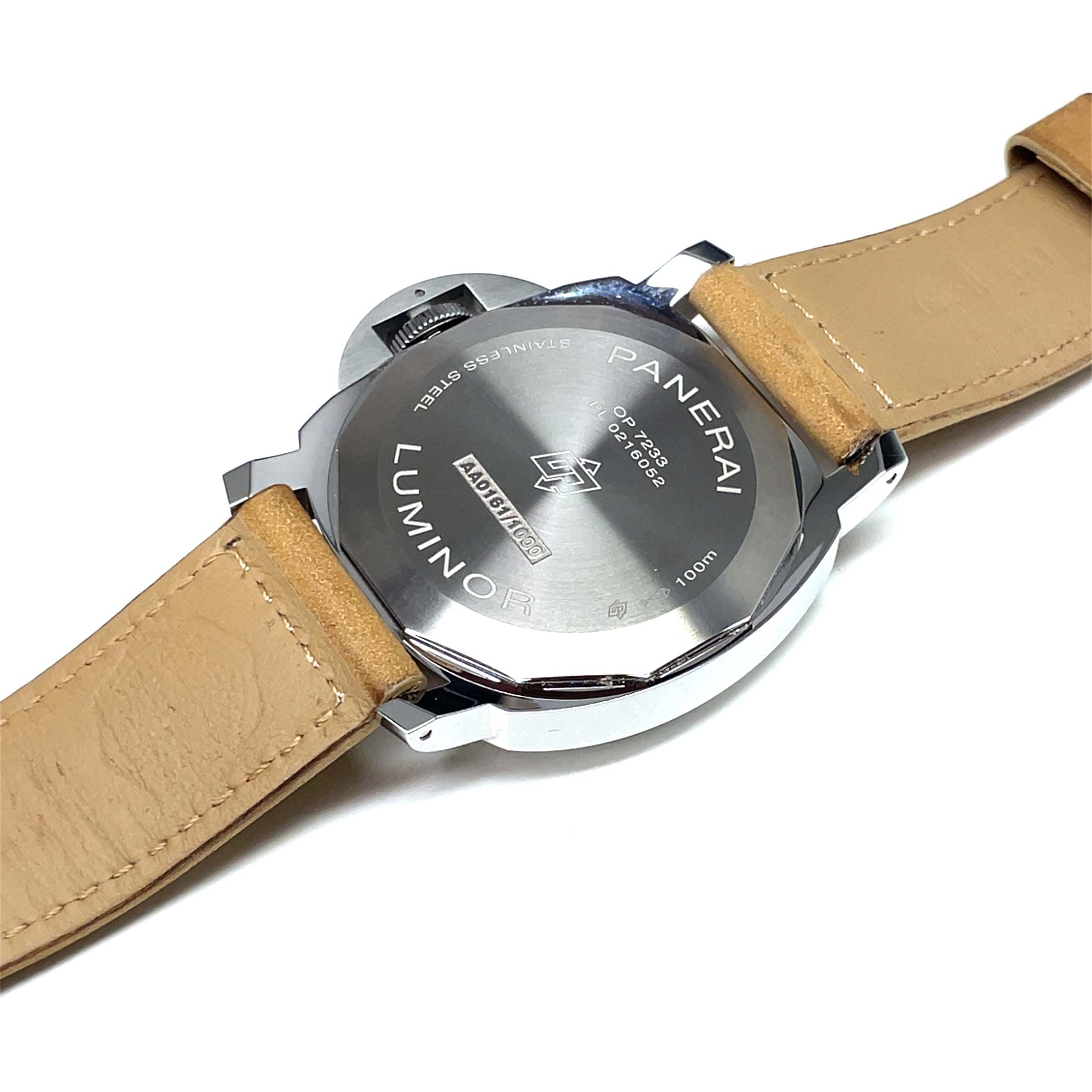 Pre-Owned Panerai Luminor Blue Base Logo 44mm Watch PAM01623