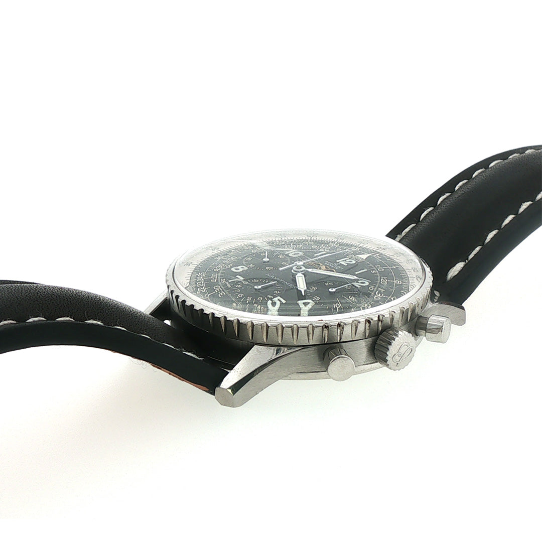 Pre-Owned Breitling Navitimer Automatic Chronograp AOPA Black Dial Watch