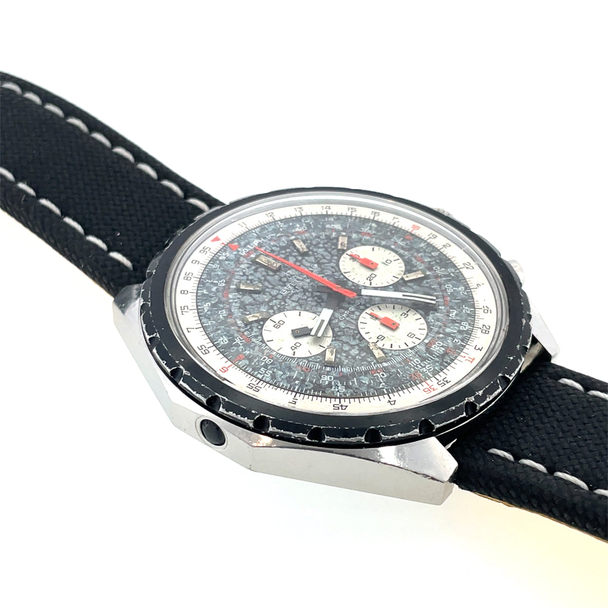 Pre-Owned Vintage Breitling Chronomatic Mechanical Venus Chronograph 1970s Watch 0818