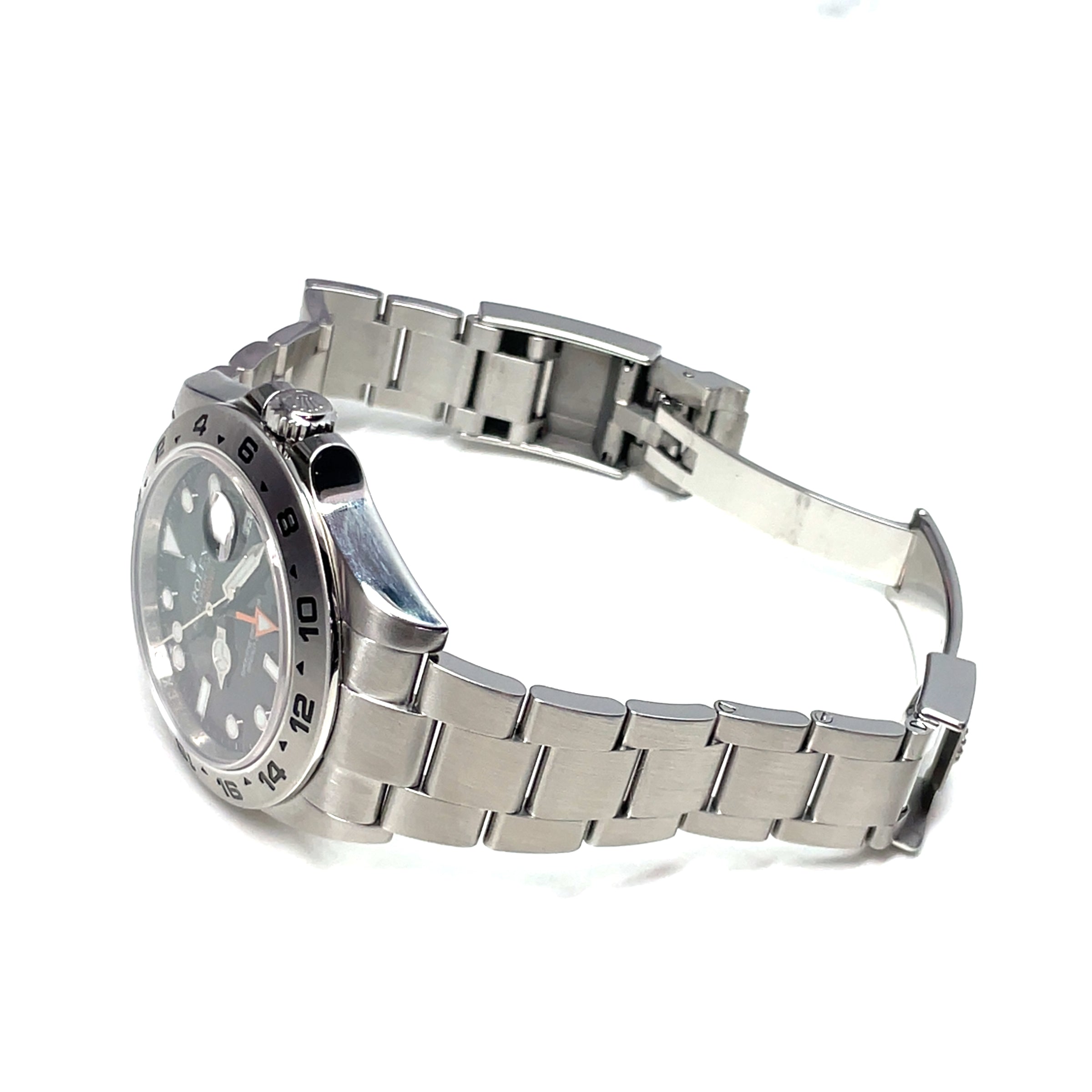 Pre-Owned Rolex Explorer II 42mm Black Dial Oyster Watch 216570 2012 - NAGI
