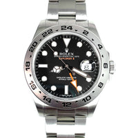 Pre-Owned Rolex Explorer II 42mm Black Dial Oyster Watch 216570 2012 - NAGI