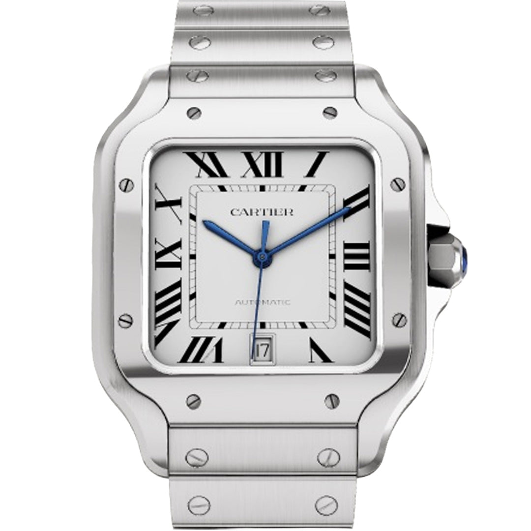 Pre-Owned Santos de Cartier Mechanical Watch