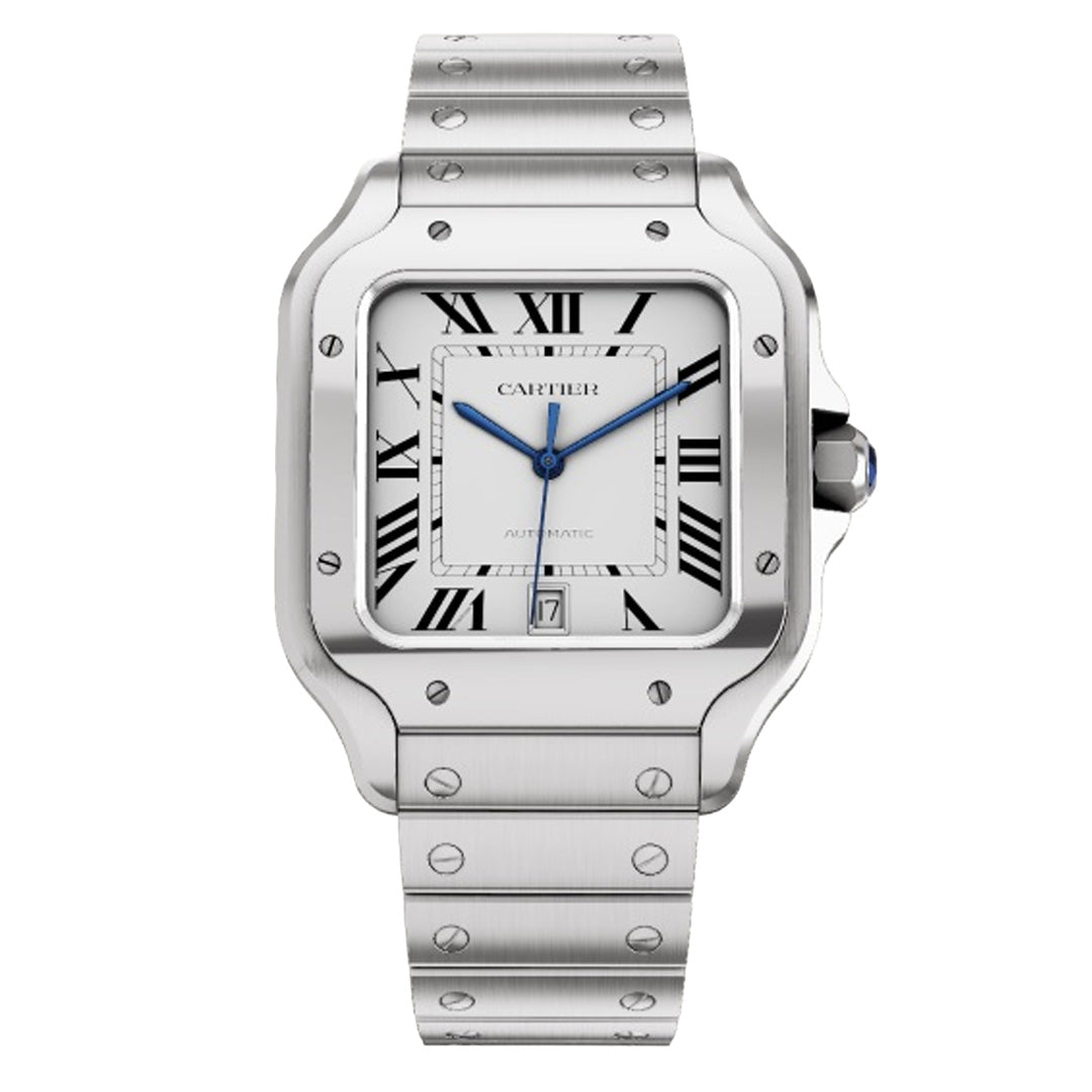 Pre-Owned Santos de Cartier Mechanical Watch
