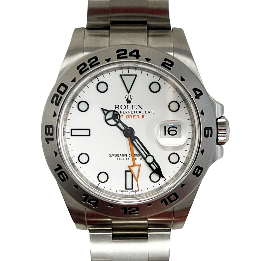 Pre-Owned Rolex Explorer II 42MM Polar Dial Watch 216570