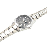 Pre-Owned Rolex Datejust 41mm Automatic Grey Slate Dial Oyster Watch 126300 2023