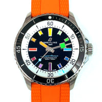 Pre-Owned Breitling Superocean 42mm Automatic Rainbow Accent Dial Watch
