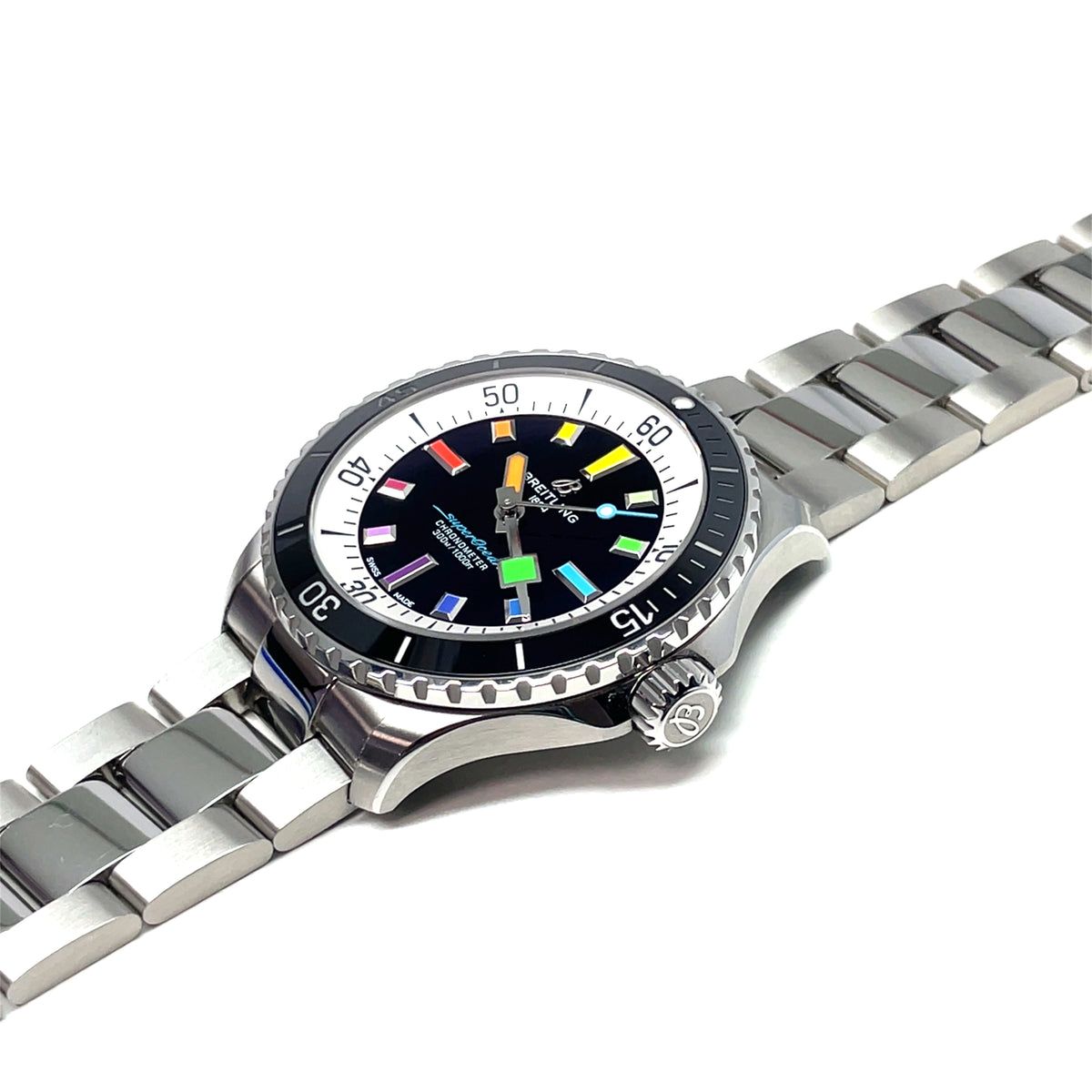 Pre-Owned Breitling Superocean 42mm Automatic Rainbow Accent Dial Watch - NAGI