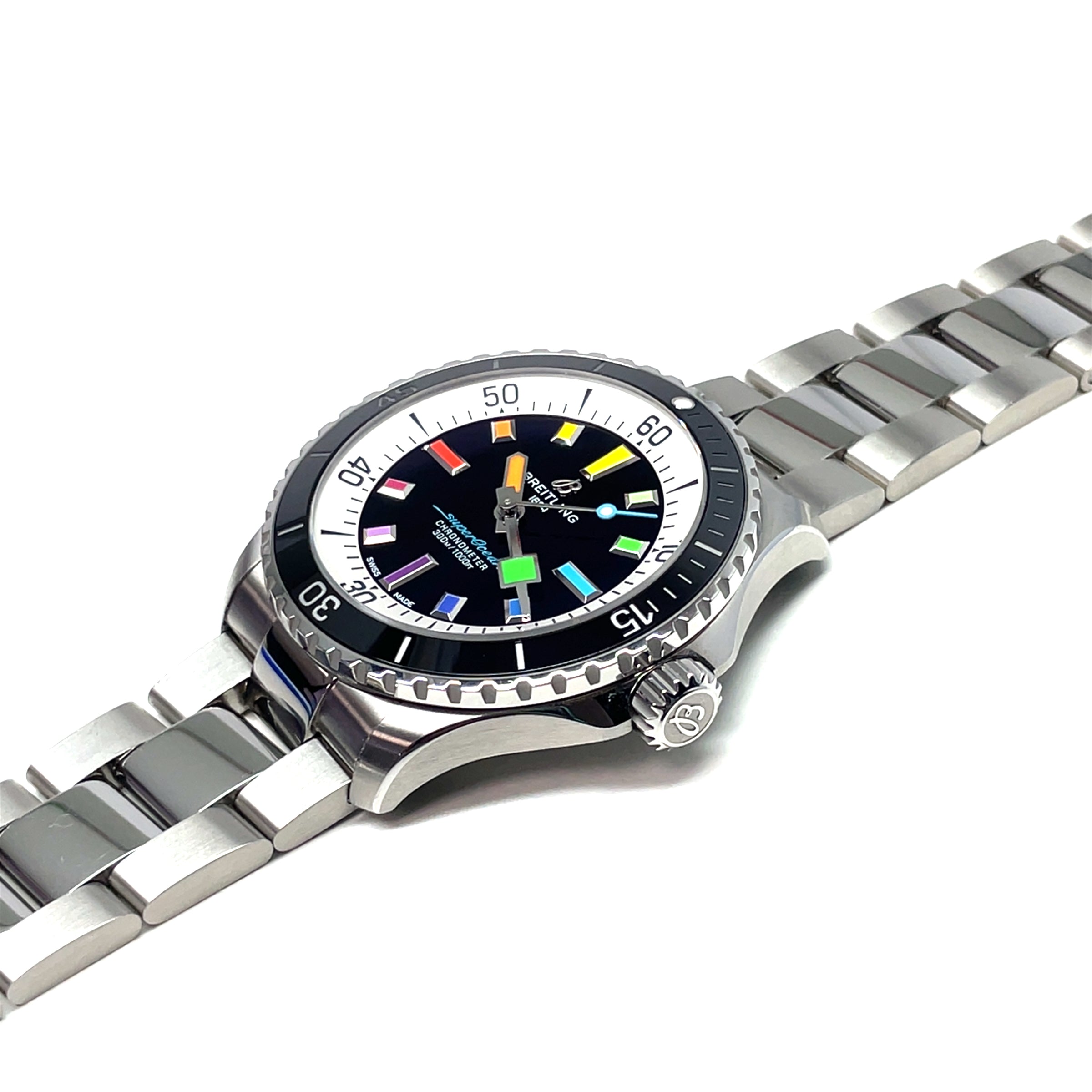 Pre-Owned Breitling Superocean 42mm Automatic Rainbow Accent Dial Watch