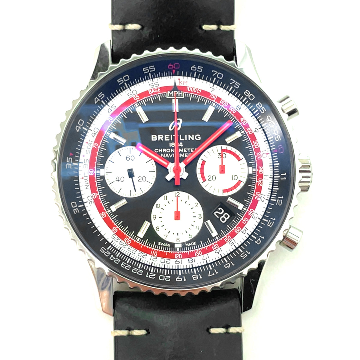 Pre-Owned Breitling Navitimer 43mm "Swiss Air" Automatic Chronograph Watch
