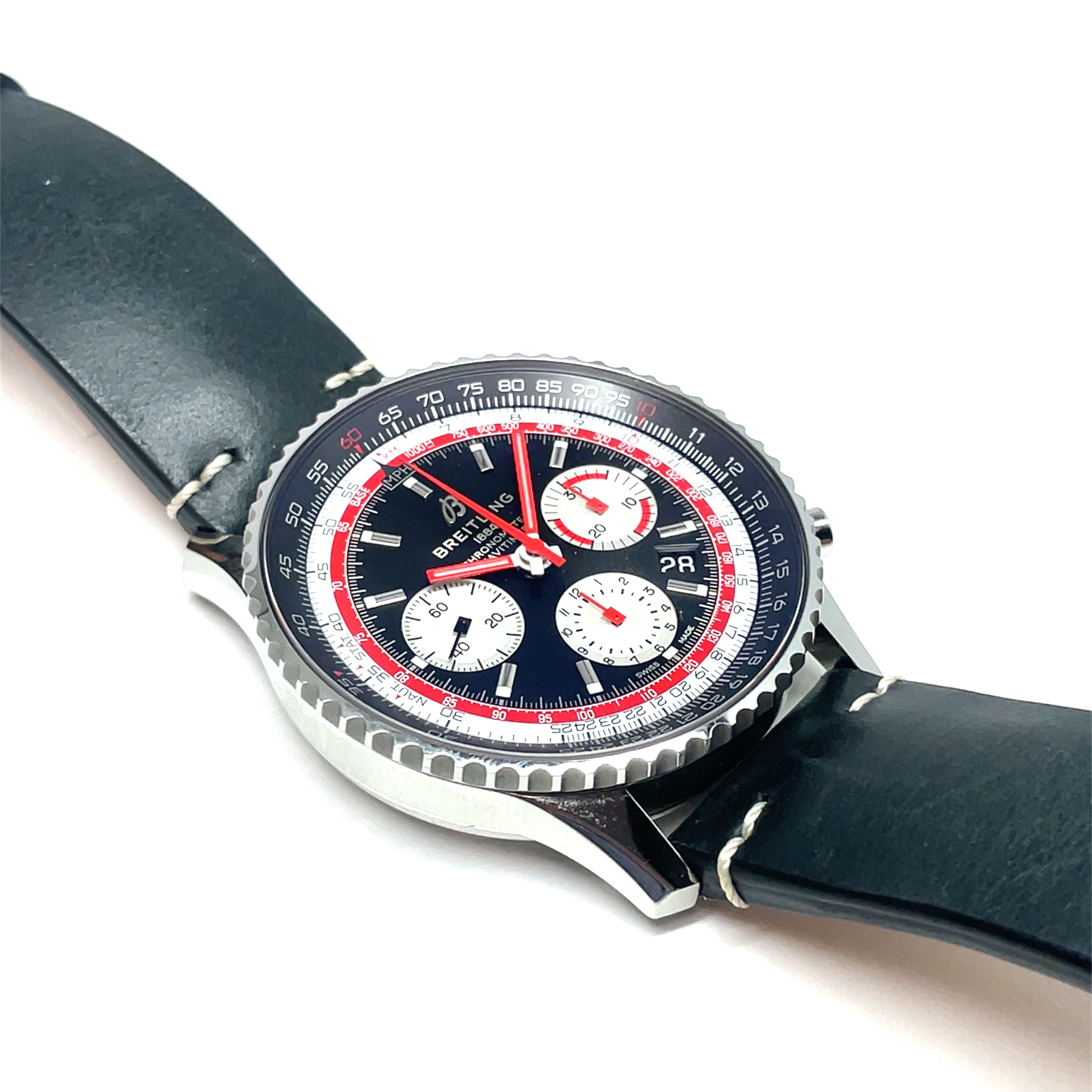 Pre-Owned Breitling Navitimer 43mm "Swiss Air" Automatic Chronograph Watch
