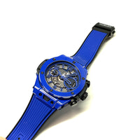 Pre-Owned Hublot Big Bang Unico Blue Magic Automatic Chronograph 42mm Watch - NAGI