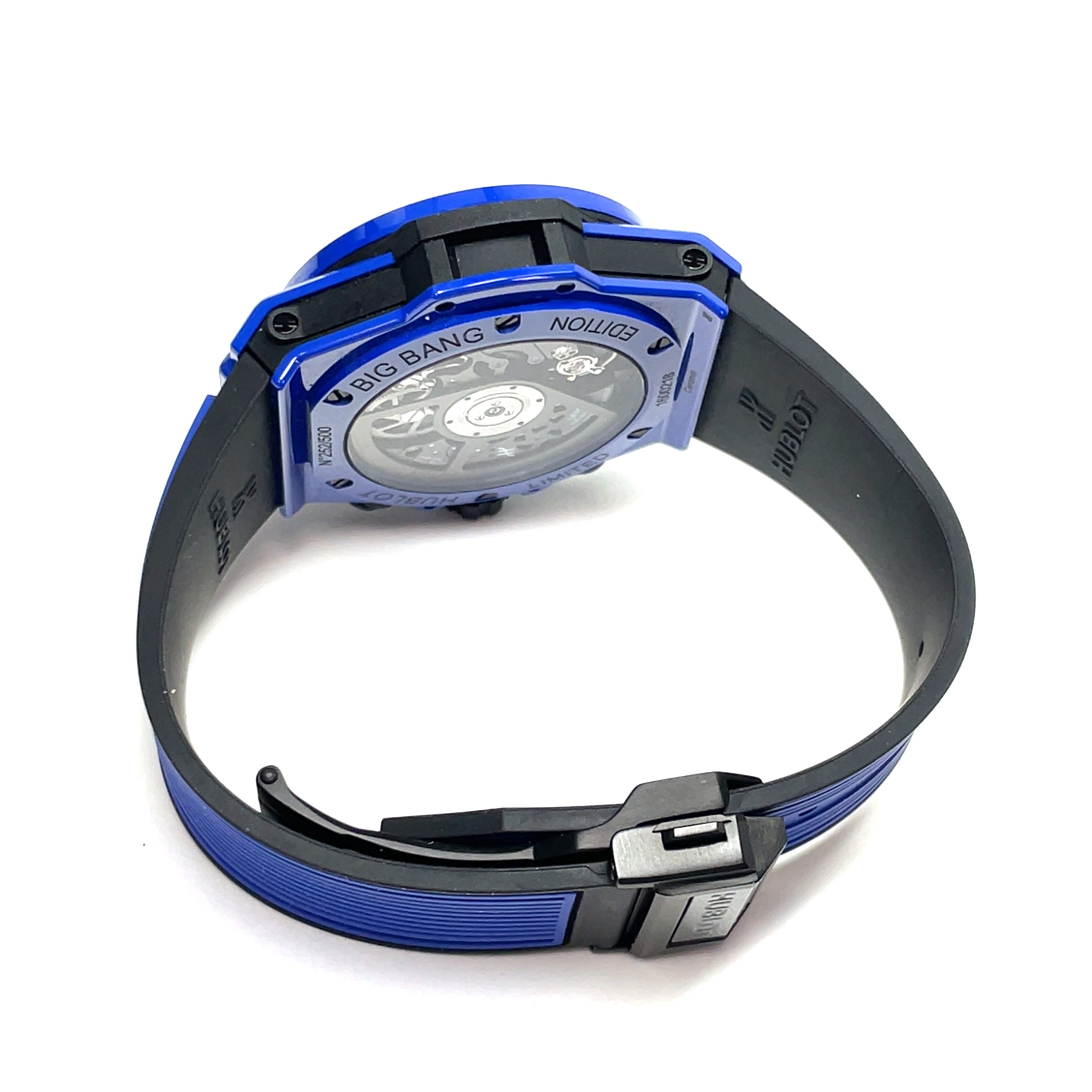 Pre-Owned Hublot Big Bang Unico Blue Magic Automatic Chronograph 42mm Watch