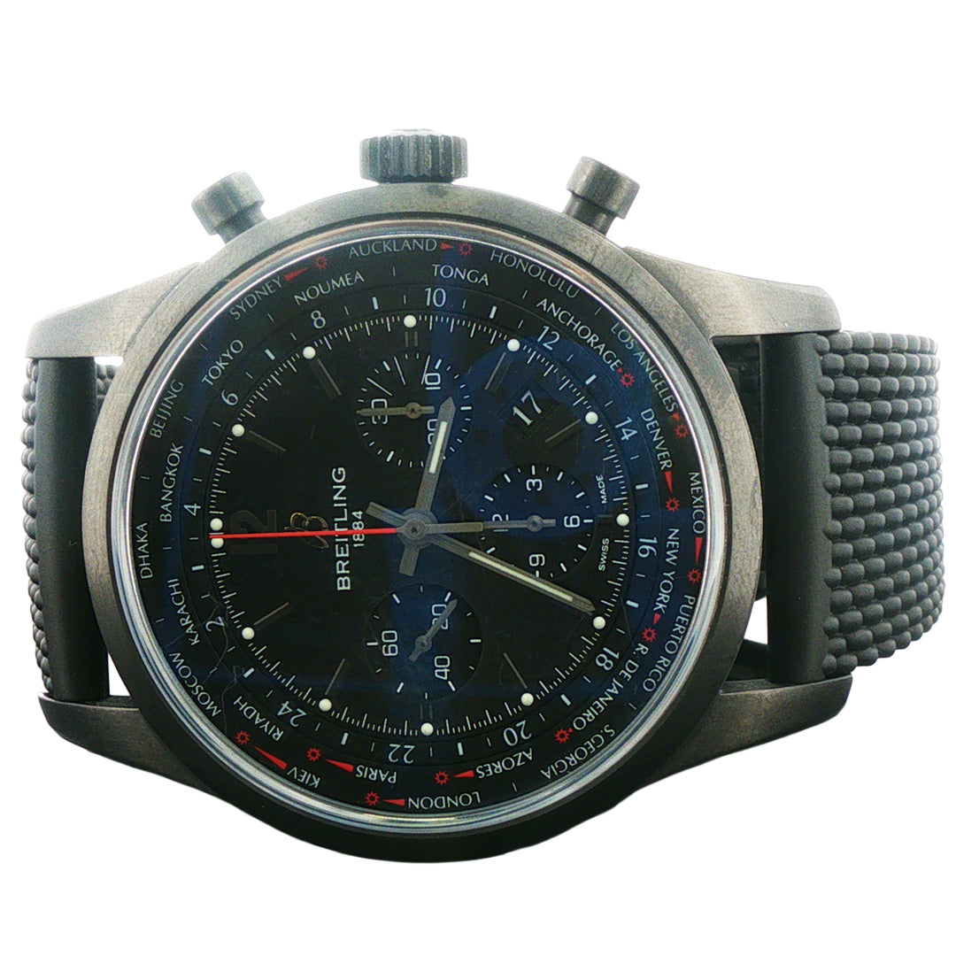 Pre-Owned Breitling Transocean Unitime Pilot 46MM Automatic Chrongraph Watch - NAGI