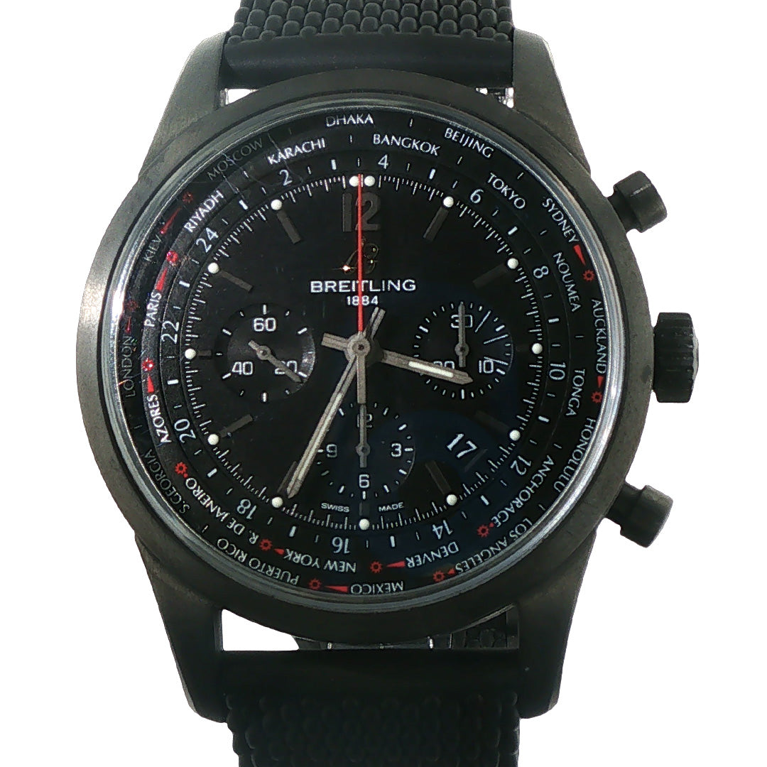 Pre-Owned Breitling Transocean Unitime Pilot 46MM Automatic Chrongraph Watch - NAGI