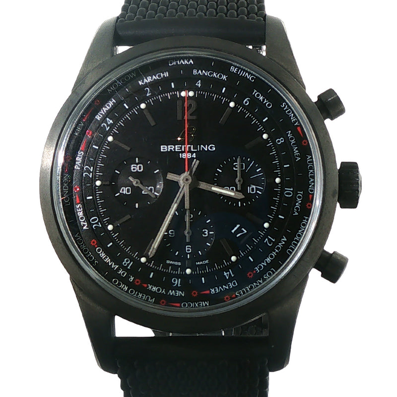 Pre-Owned Breitling Transocean Unitime Pilot 46MM Automatic Chrongraph Watch - NAGI