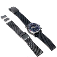 Pre-Owned Breitling Transocean Blacksteel Unitime Pilot 46mm Automatic Chrongraph Watch MB0510U6