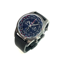 Pre-Owned Breitling Transocean Blacksteel Unitime Pilot 46mm Automatic Chrongraph Watch MB0510U6