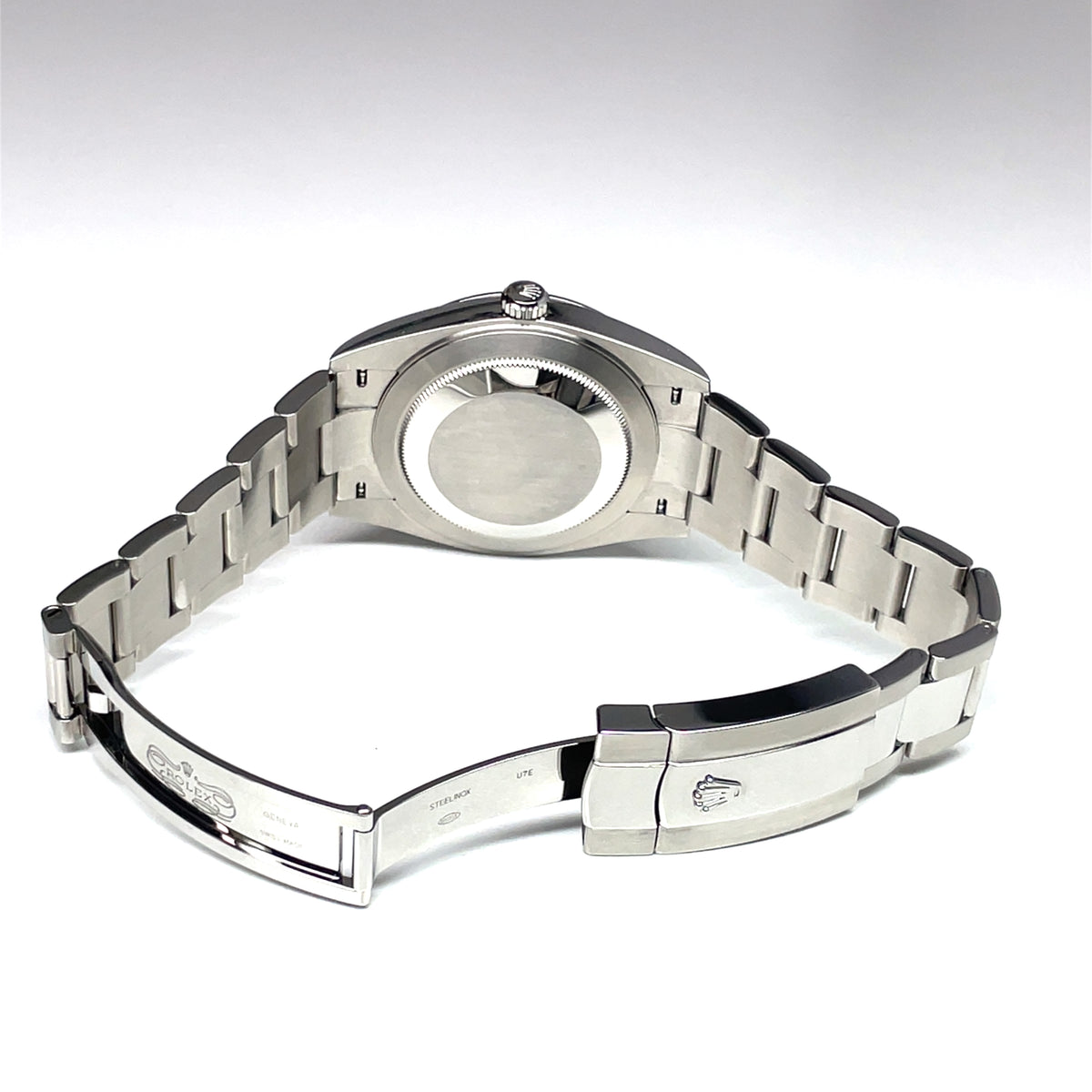 Pre-Owned Rolex Datejust 41mm Mint Green Dial Automatic Oyster Bracelet Watch 2024 126300