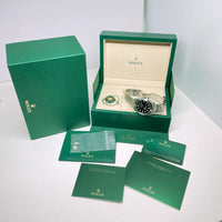 Pre-Owned Rolex Air King Oystersteel Black Dial Watch 40mm 126900 2025