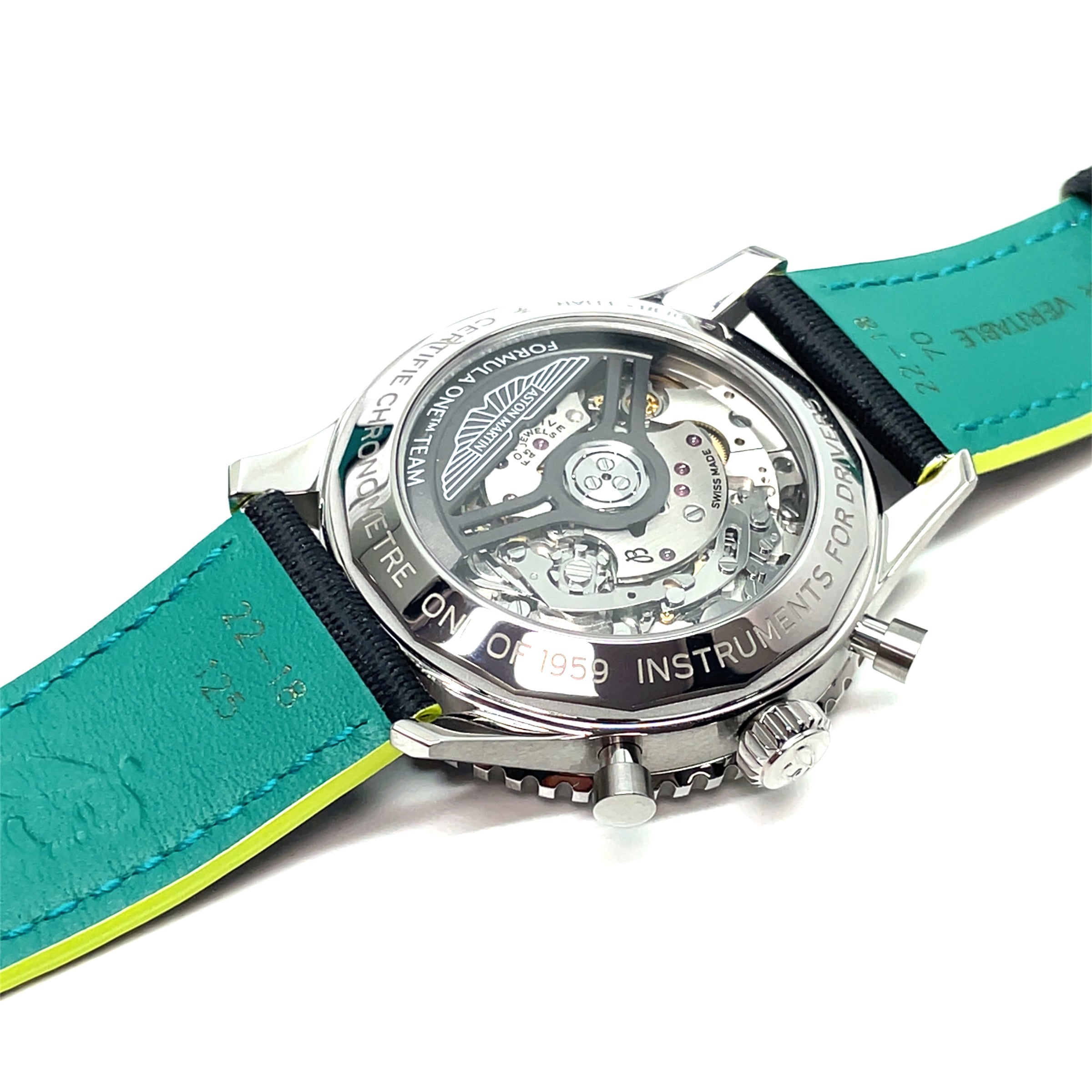 Pre-Owned Breitling Navitimer B01 Chronograph 43mm Aston Martin Aramco Formula One EB0138