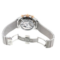Pre-Owned Breitling Superocean 42 Heritage B01 Chronograph Black Dial Watch UB0156H11B1A1
