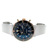 Pre-Owned Breitling Superocean 42 Heritage B01 Chronograph Black Dial Watch UB0156H11B1A1