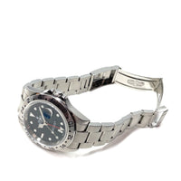 Pre-Owned Rolex Oyster Explorer II Automatic Black Dial GMT Watch 2004 40mm
