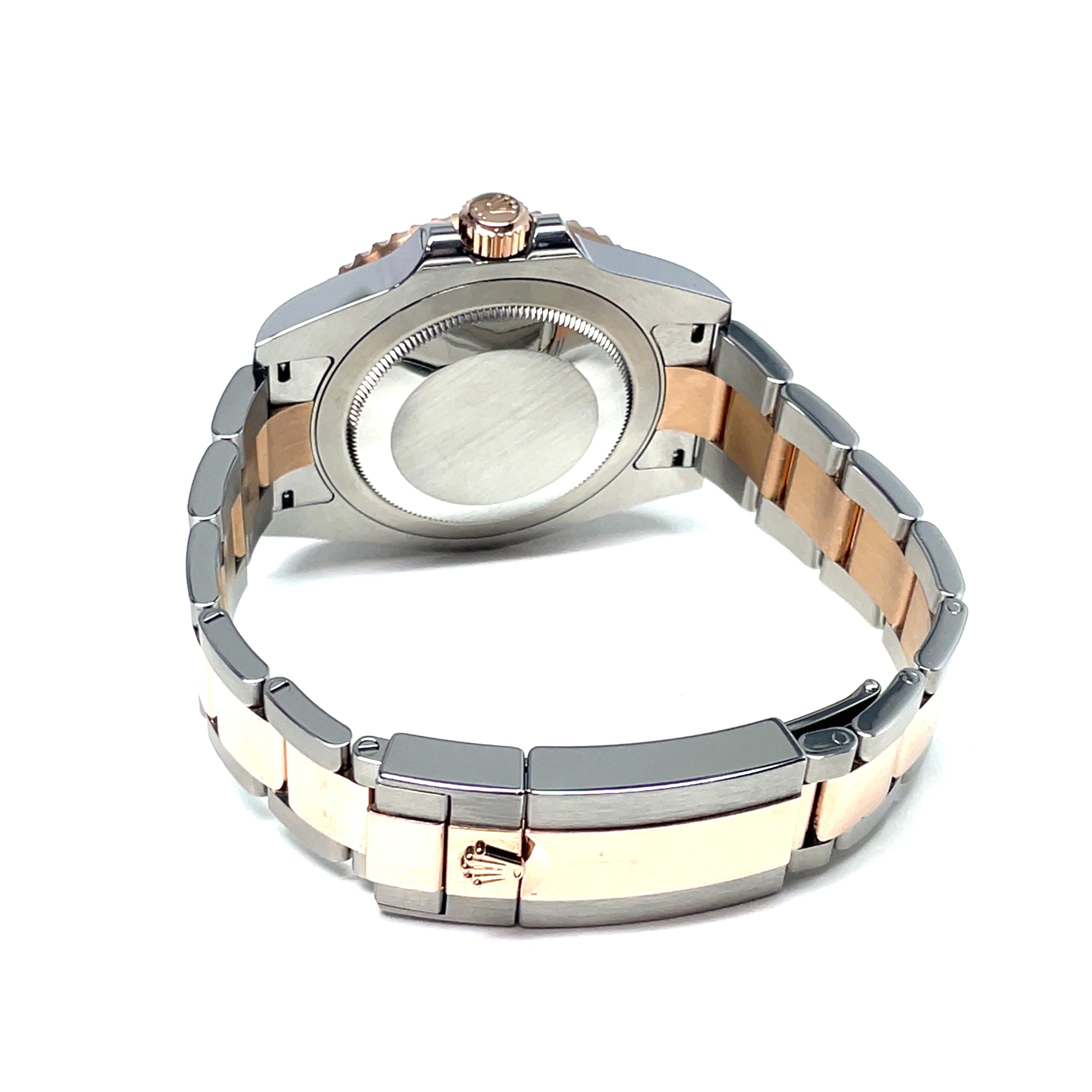 Pre-Owned Rolex GMT "Rootbeer" Oyster Everose Rose Gold Watch 40mm 126711CHNR