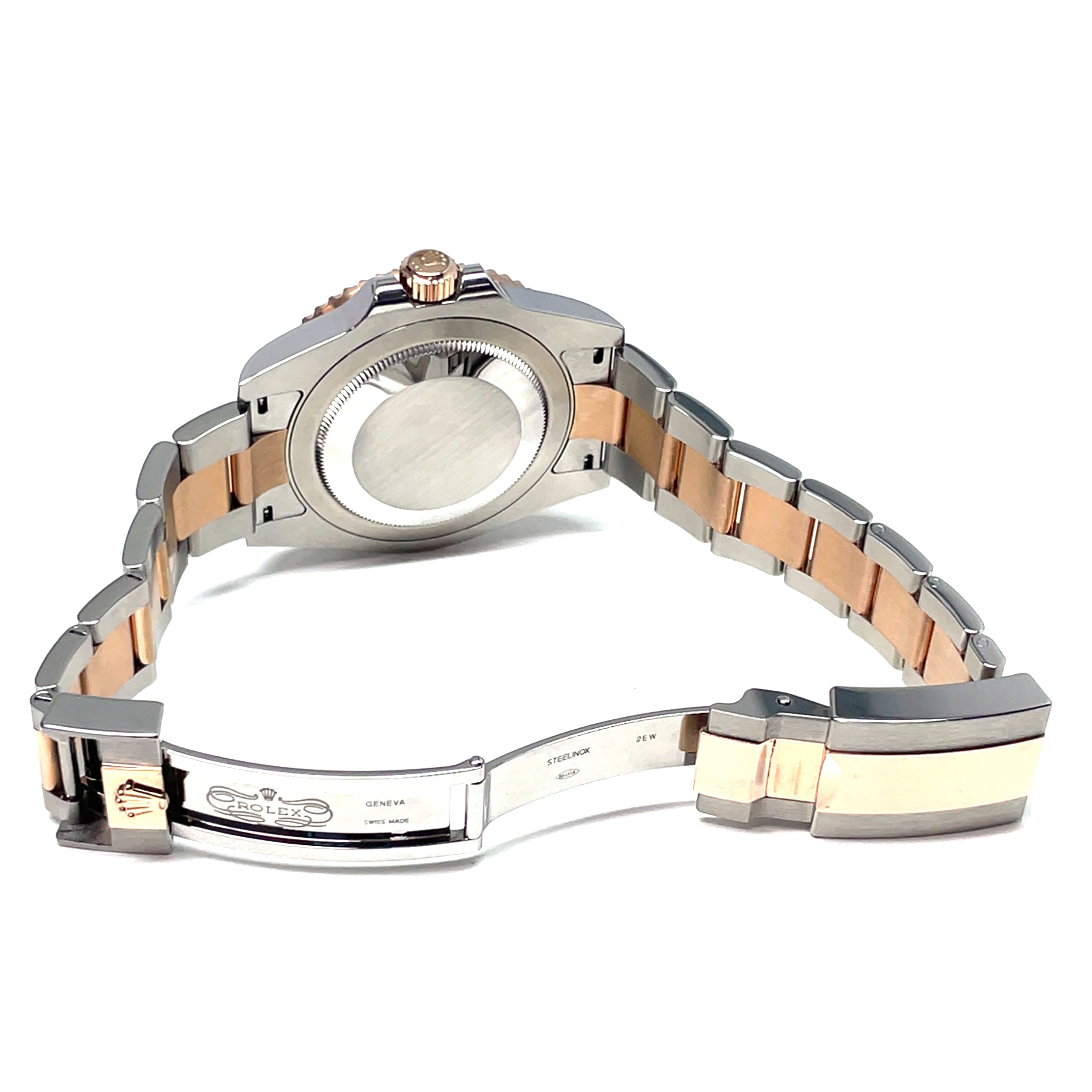 Pre-Owned Rolex GMT "Rootbeer" Oyster Everose Rose Gold Watch 40mm 126711CHNR