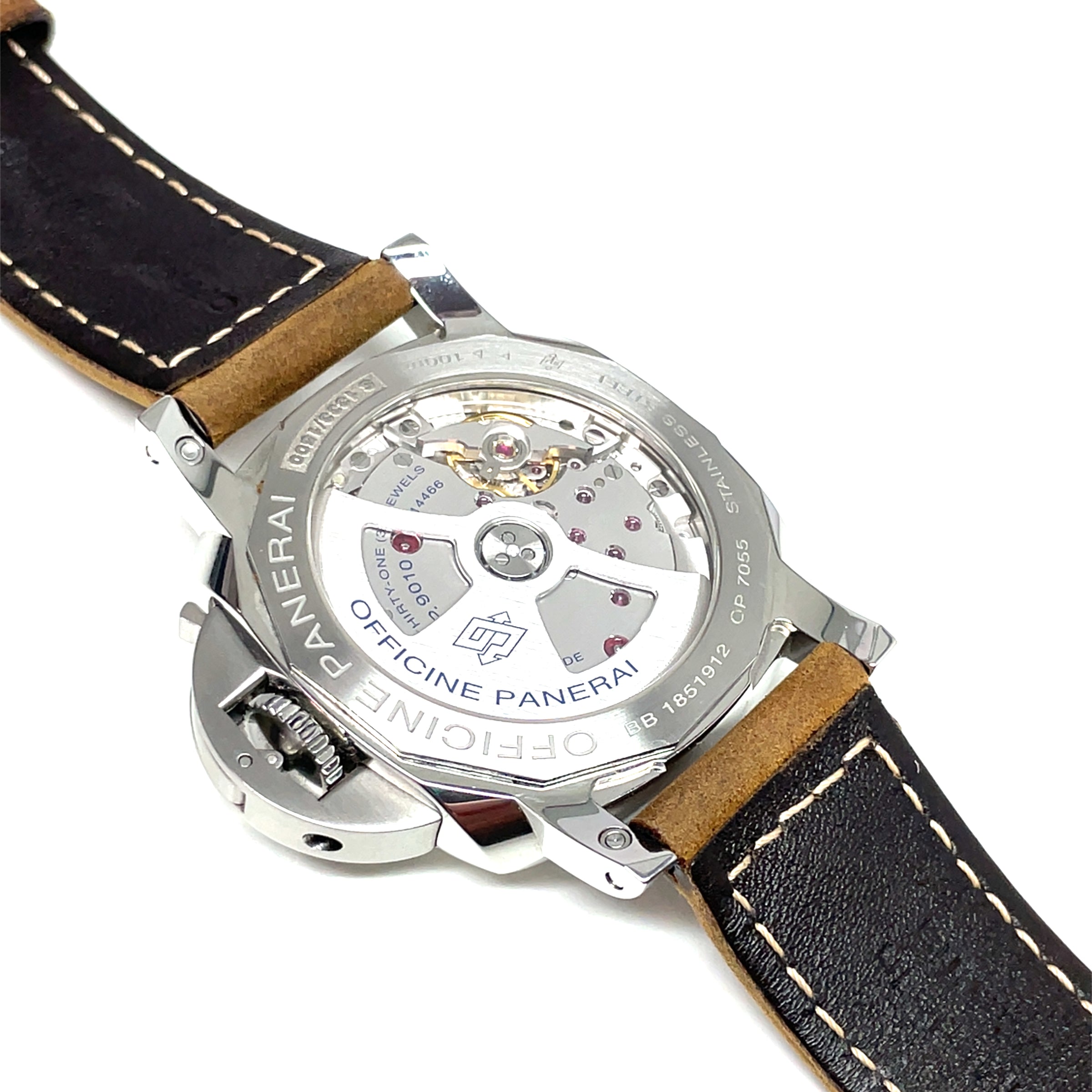 Pre-Owned Panerai Luminor 1950 42 Automatic PAM01523 White Dial Watch