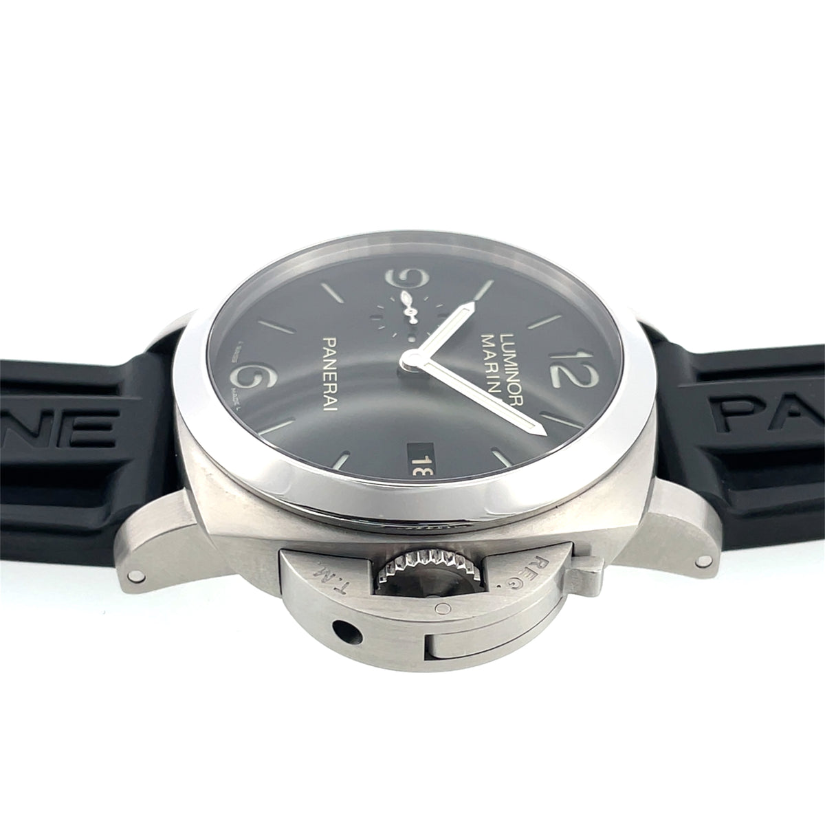 Pre-Owned Panerai Luminor 44mm Automatic Black Dial Watch PAM00312 1950 3 Days