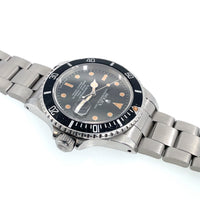 Pre-Owned Rolex Vintage Submariner Date Automatic 1984 Black Dial Watch 16800 40mm