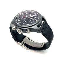 Pre-owned IWC Top Gun Black Pilot Ceramic 44.5mm Watch Chrono IW389101