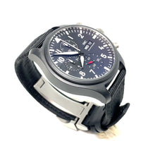 Pre-owned IWC Top Gun Black Pilot Ceramic 44.5mm Watch Chrono IW389101
