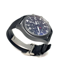 Pre-owned IWC Top Gun Black Pilot Ceramic 44.5mm Watch Chrono IW389101