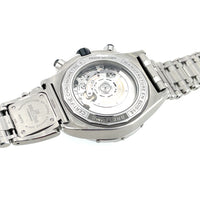 Pre-Owned Breitling Super Chronomat B01 44 Automatic UTC Module Black Steel Watch AB0136251B1A2 UTC