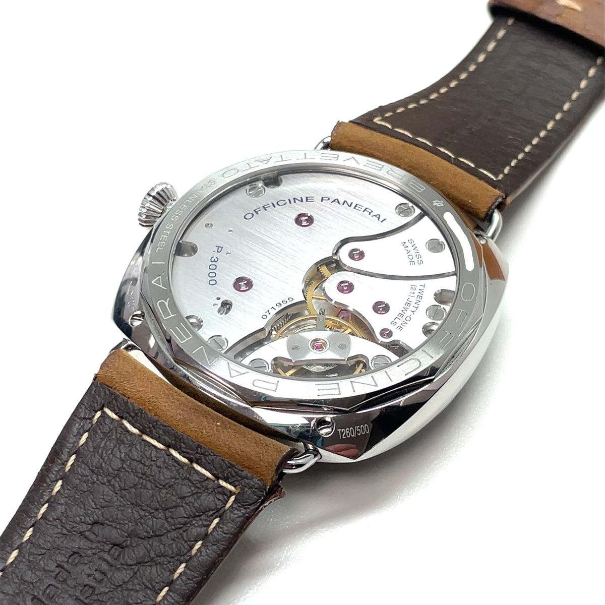 Pre-Owned Panerai 47mm Brevettato Radiomir Black California Dial Watch PAM00424