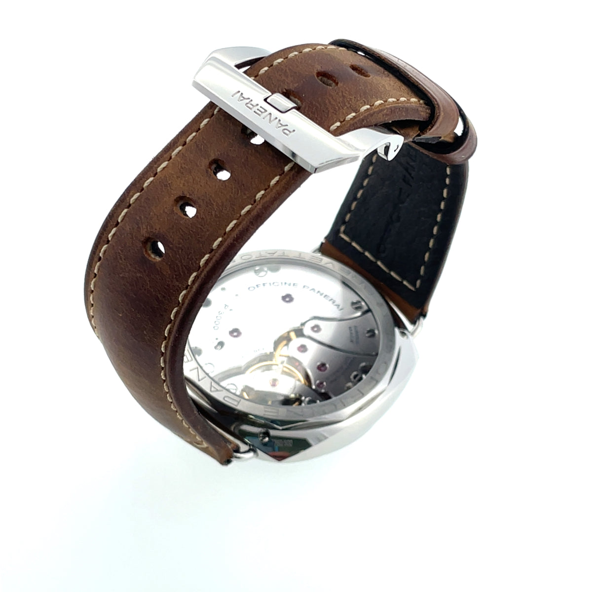 Pre-Owned Panerai 47mm Brevettato Radiomir Black California Dial Watch PAM00424