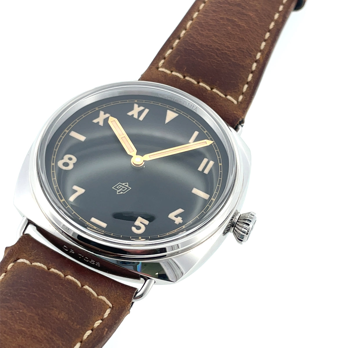 Pre-Owned Panerai 47mm Brevettato Radiomir Black California Dial Watch PAM00424