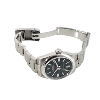 Pre-Owned Rolex Oyster Oystersteel Perpetual Black Dial Watch M134300 41mm