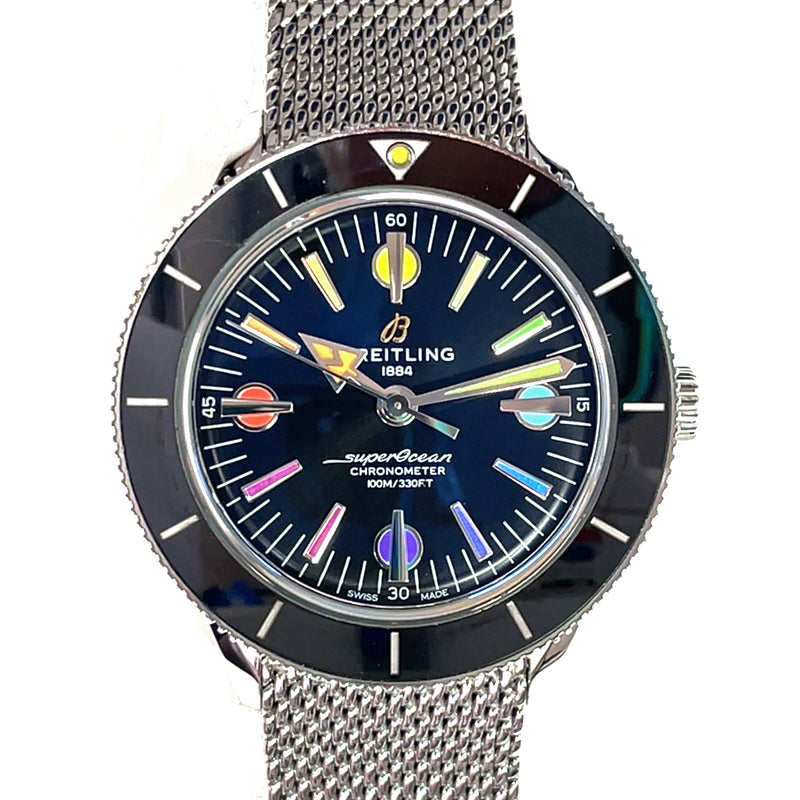 Pre-Owned Breitling Superocean Heritage '57  Special Edition Rainbow Dial Watch A103701A1B1A1 - NAGI
