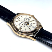Pre-Owned Patek Philippe 5146J 39mm 18K Yellow Gold Annual Calendar Cream Dial Watch