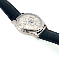 Pre-Owned Patek Philippe 39mm 18K White Gold Annual Calendar Cream Dial Watch 5146G-001