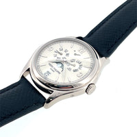 Pre-Owned Patek Philippe 39mm 18K White Gold Annual Calendar Cream Dial Watch 5146G-001