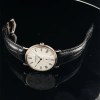 Pre-Owned Patek Philippe 36mm 18K White Gold Calatrava White Dial Watch