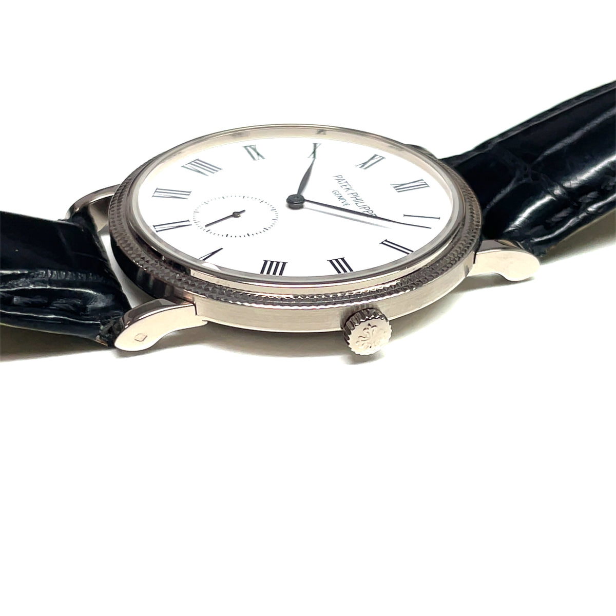 Pre-Owned Patek Philippe 36mm 18K White Gold Calatrava White Dial Watch
